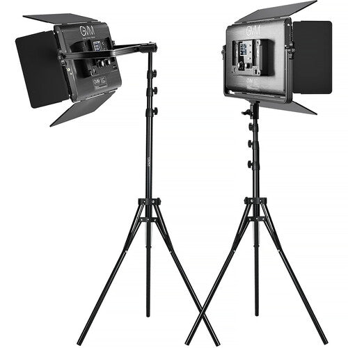 GVM-1500D 75W Bi-color and RGB Video Panel 2-Light-Kit
