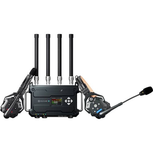 Hollyland Solidcom C1 Pro Roaming Hub 20S Full-Duplex Wireless Intercom System with 20 Single-Ear Headsets (V-Mount, 1.9 GHz)