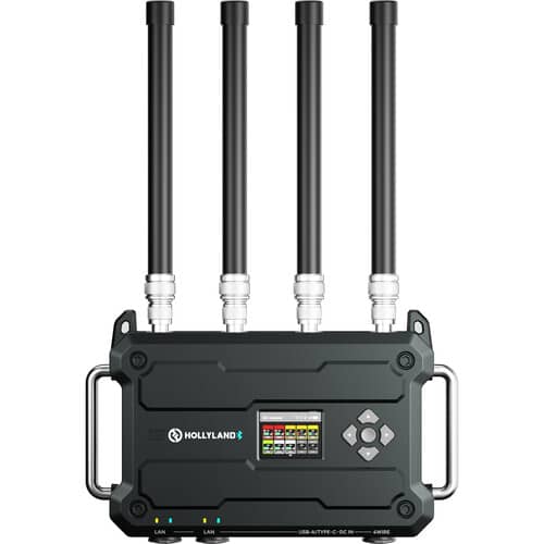 Hollyland Solidcom C1 Pro Roaming Hub 20S Full-Duplex Wireless Intercom System with 20 Single-Ear Headsets (V-Mount, 1.9 GHz)