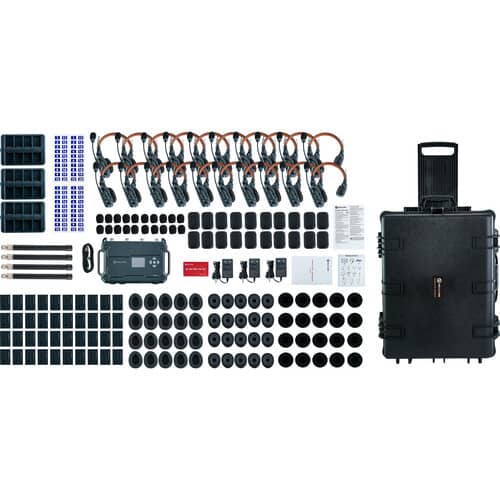 Hollyland Solidcom C1 Pro Roaming Hub 20S Full-Duplex Wireless Intercom System with 20 Single-Ear Headsets (V-Mount, 1.9 GHz)