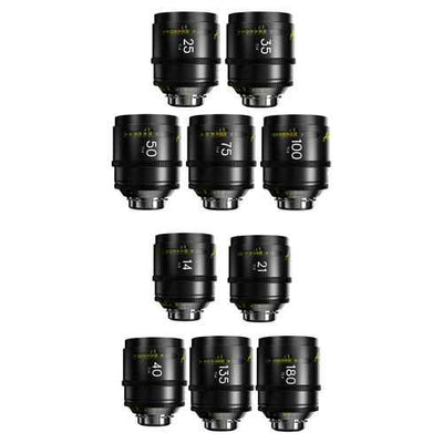 DZOFilm Arles FF/VV 10-Lens 14/21/25/35/40/50/75/100/135/180mm Set (ARRI PL)