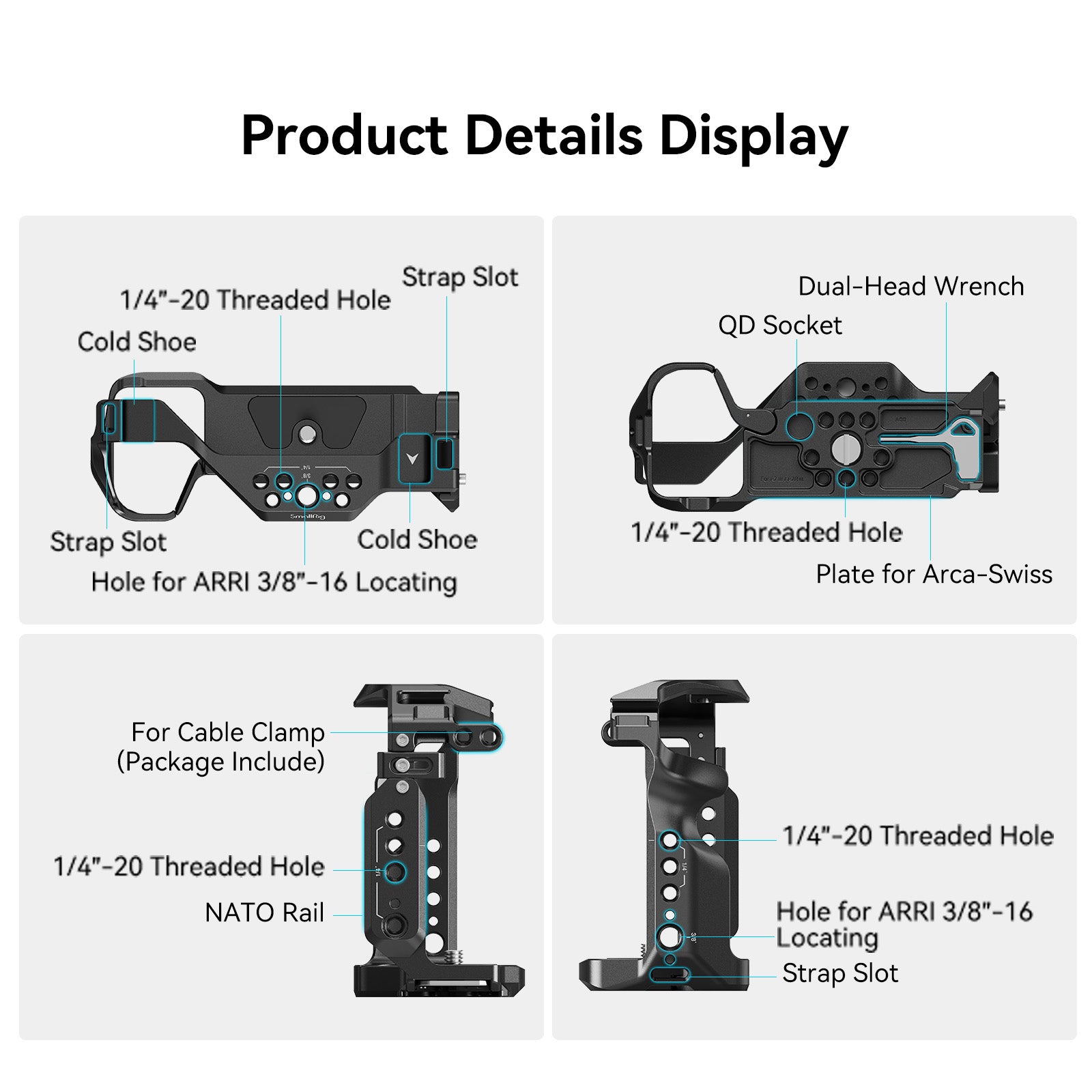 SmallRig Cage Kit for Sony Alpha 7 III / Alpha 7R III