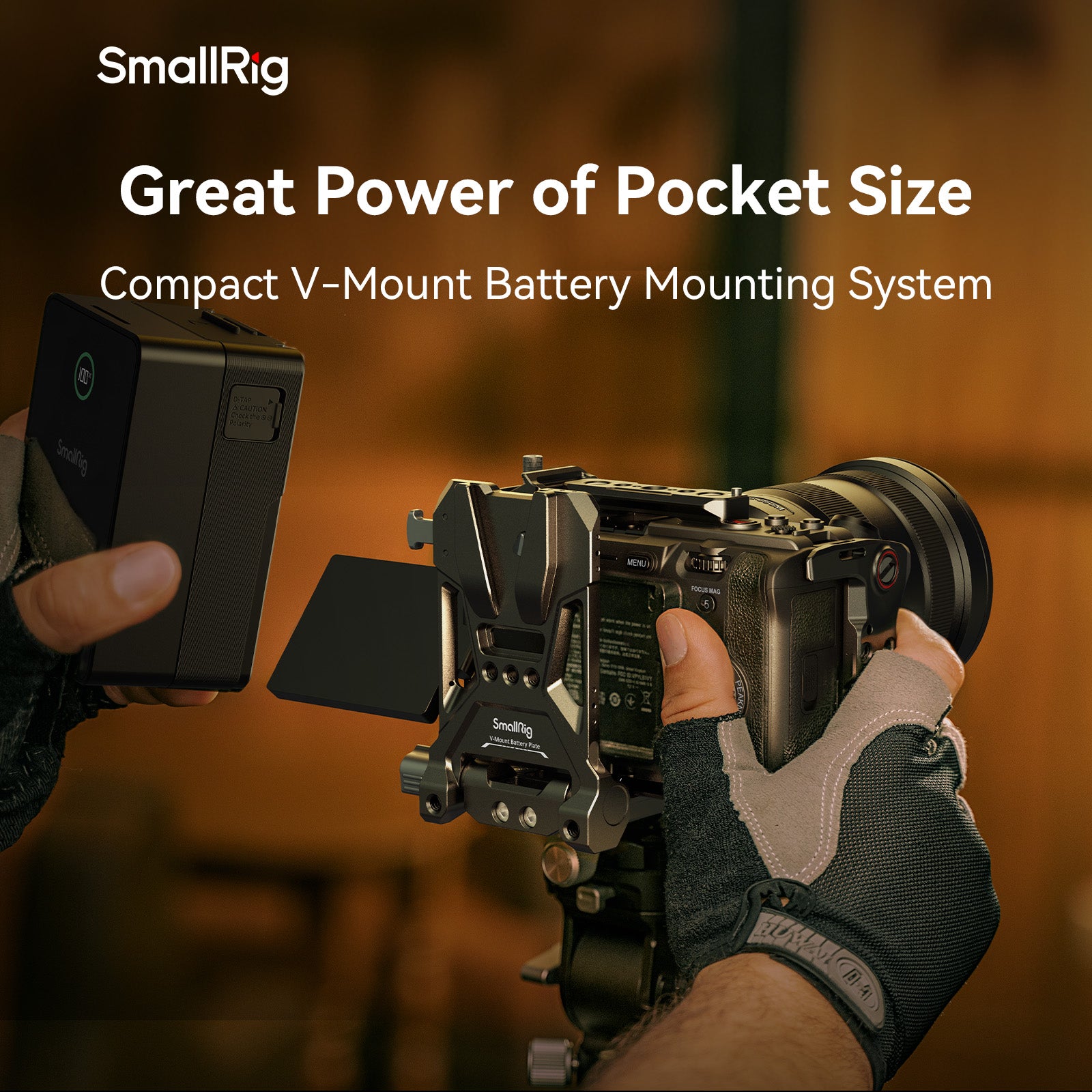 SmallRig V-Mount Battery Mount Plate Kit (Advanced)