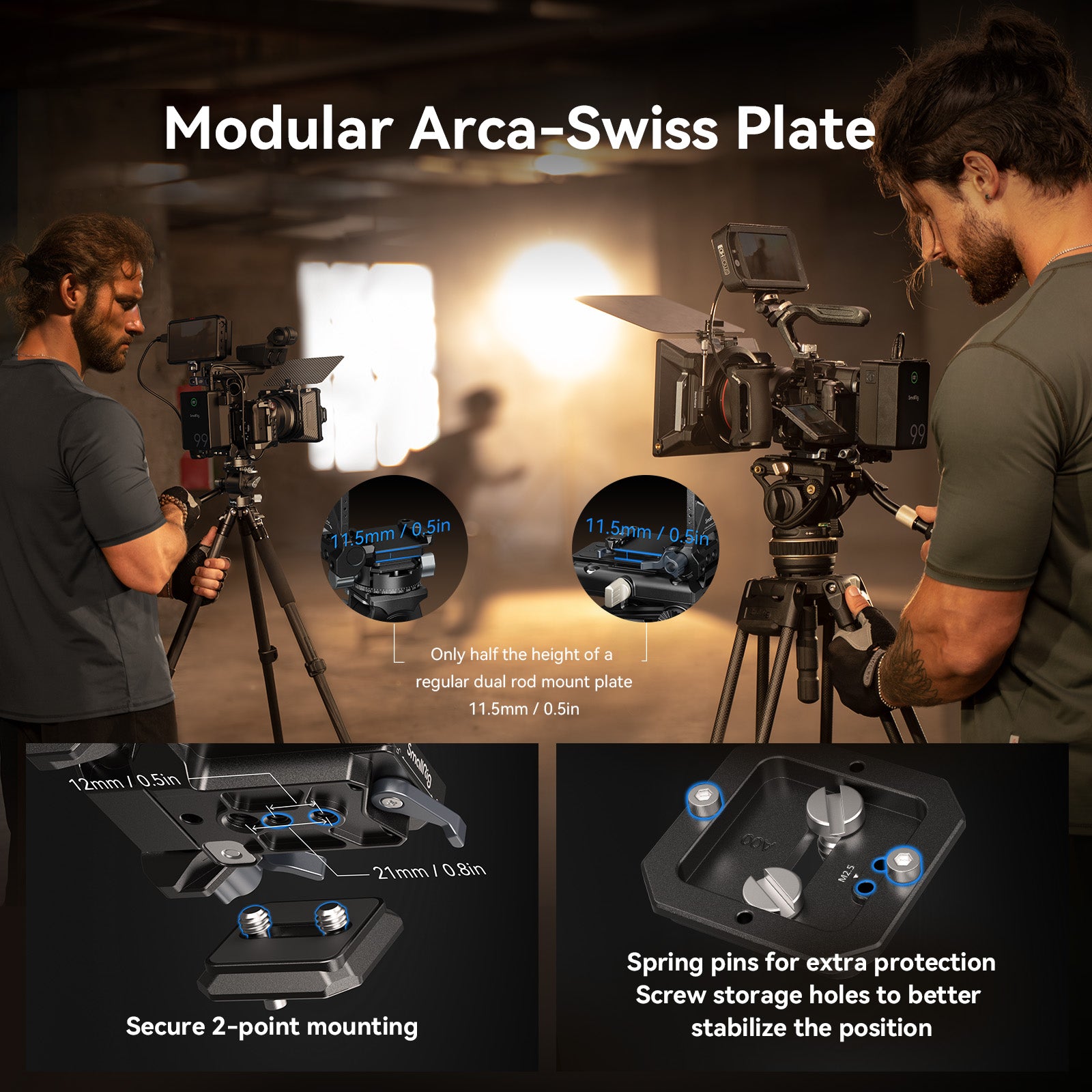 SmallRig V-Mount Battery Mount Plate Kit (Advanced)
