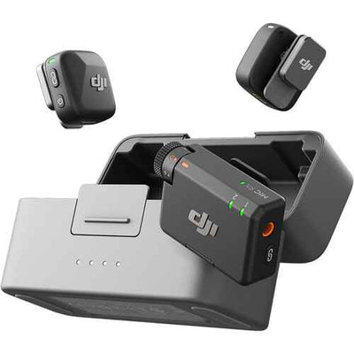 DJI Mic Mini 2-Person Compact Wireless Microphone System for Camera &amp; Smartphone (2.4 GHz) - Non-Warranty