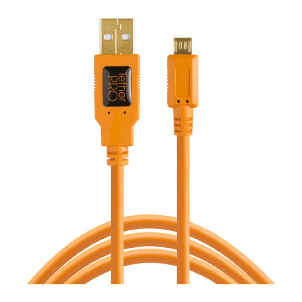 Tetherpro Usb 2.0 A Male To Micro-B 5-Pin Cable (15', Orange)