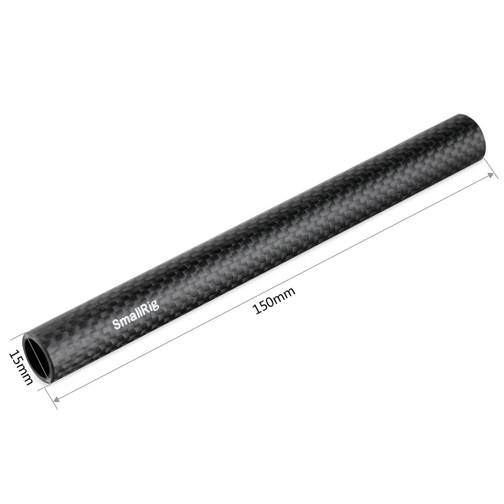 SmallRig 15mm Carbon Fiber Rod Set (6")