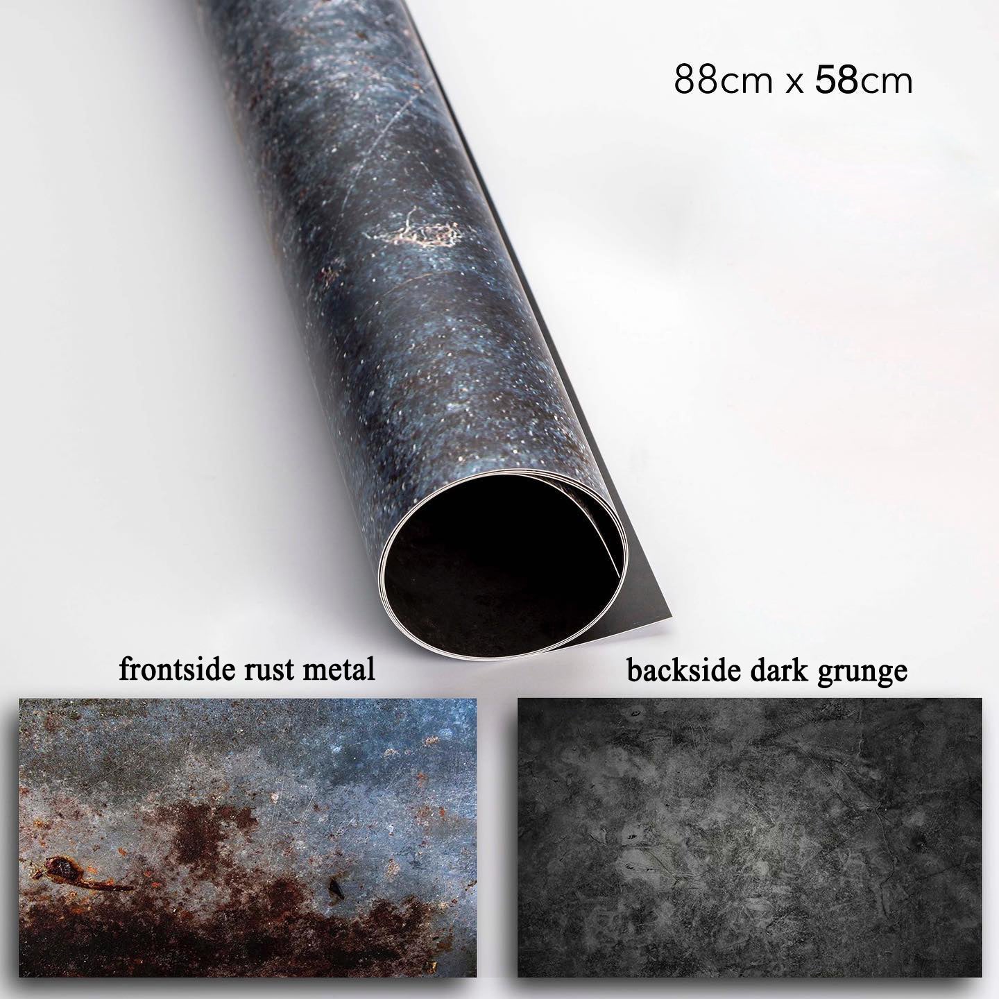 PROMAGE DOUBLE-SIDED PAPER BG RUSTY METAL/DARK PM-DB19