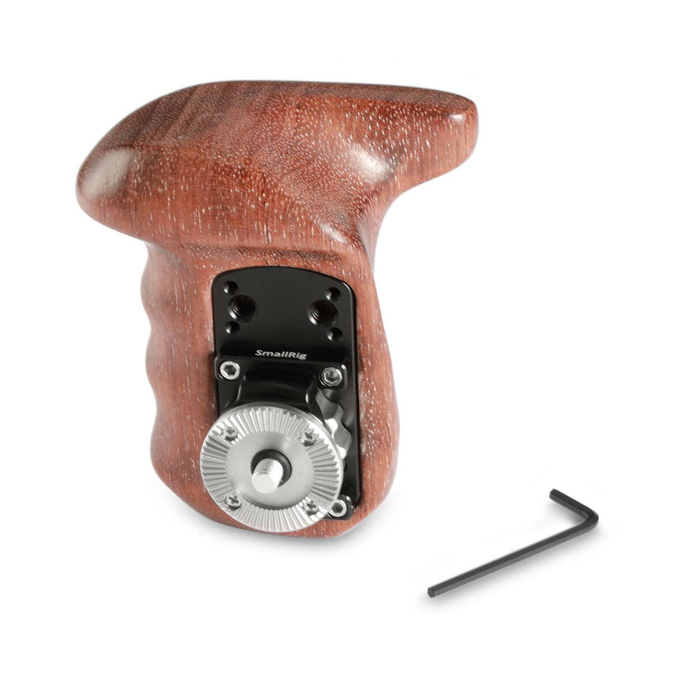 SmallRig Right Side Wooden Grip with NATO Mount 2117