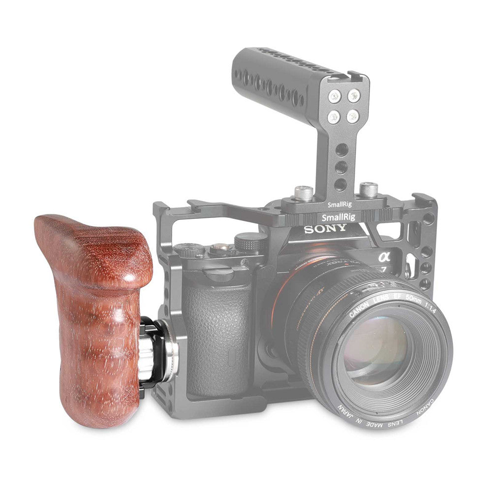 SmallRig Right Side Wooden Grip with NATO Mount 2117