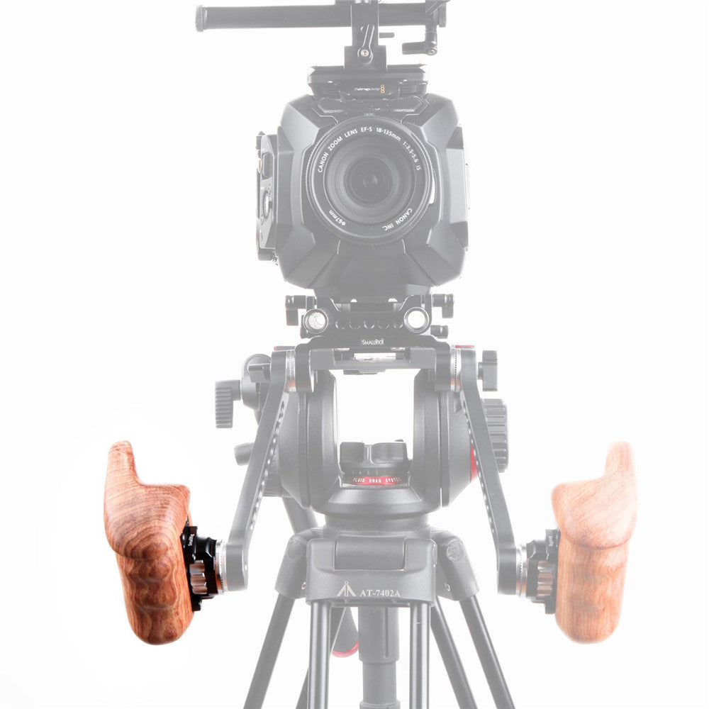 SmallRig Right Side Wooden Grip with NATO Mount 2117