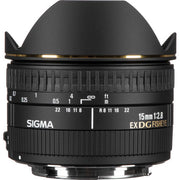 Sigma Af 15Mm F/2.8 Ex Dg Diagonal Fisheye F/Canon