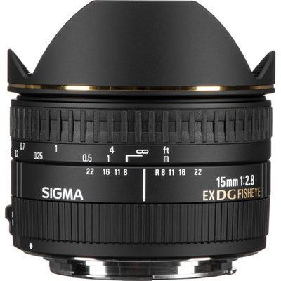 Sigma Af 15Mm F/2.8 Ex Dg Diagonal Fisheye F/Canon