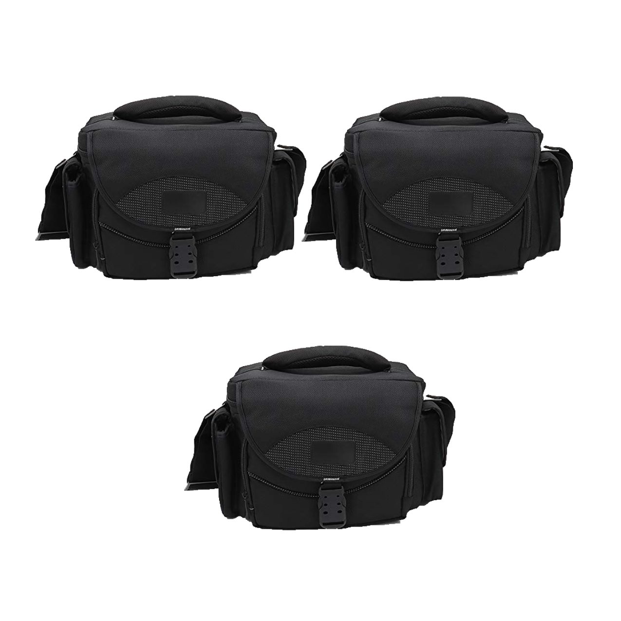 Solibag Shoulder Case -3000 Large Dslr Gadget Bag (Gray Interior) Pack Of 3Pcs