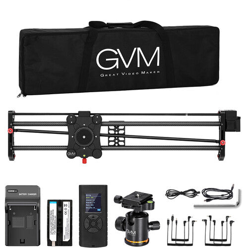 GVM GP-80QD Professional Video Carbon Fiber Motorized Camera Slider (32"")