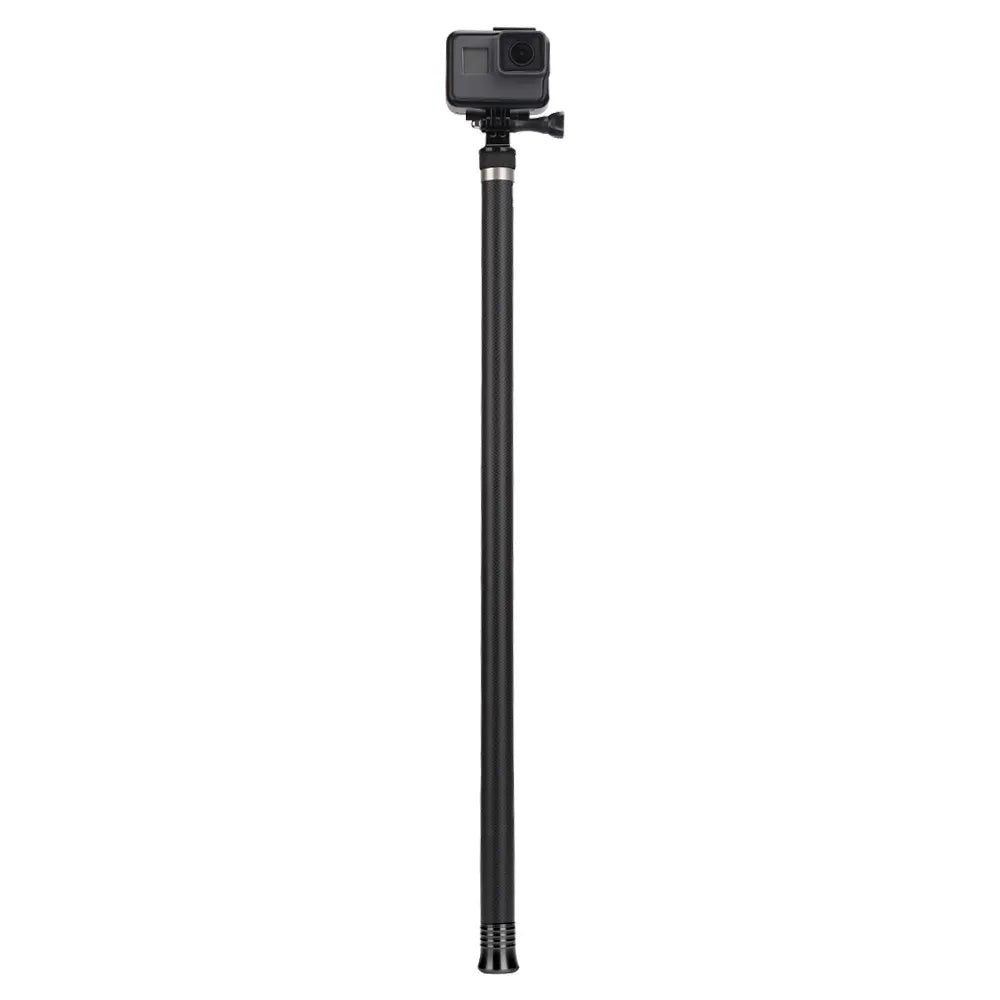 TELESIN 2.7M Long Carbon Fiber Handheld Selfie Stick Extendable Pole Monopod