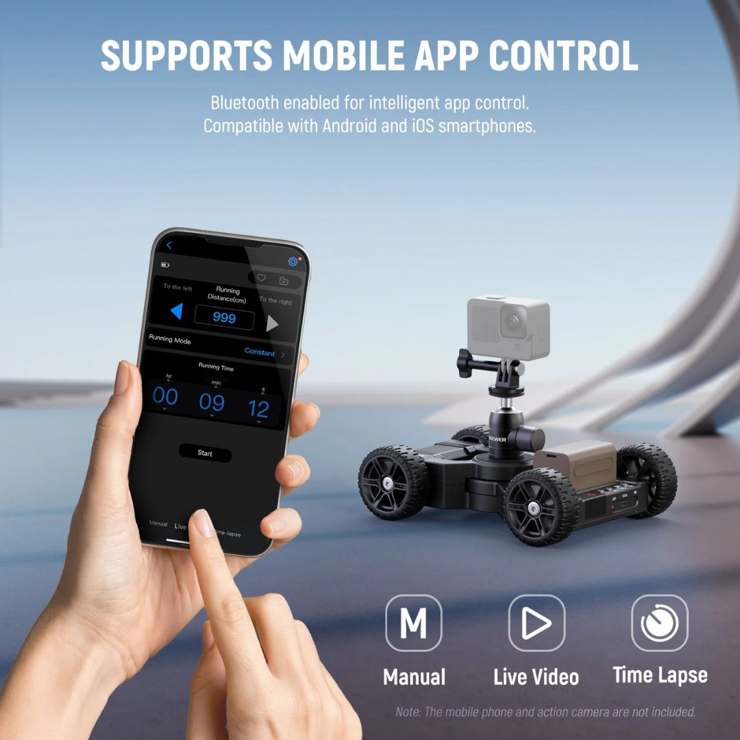 Neewer DL400 Motorized Camera Slider Dolly with App Control