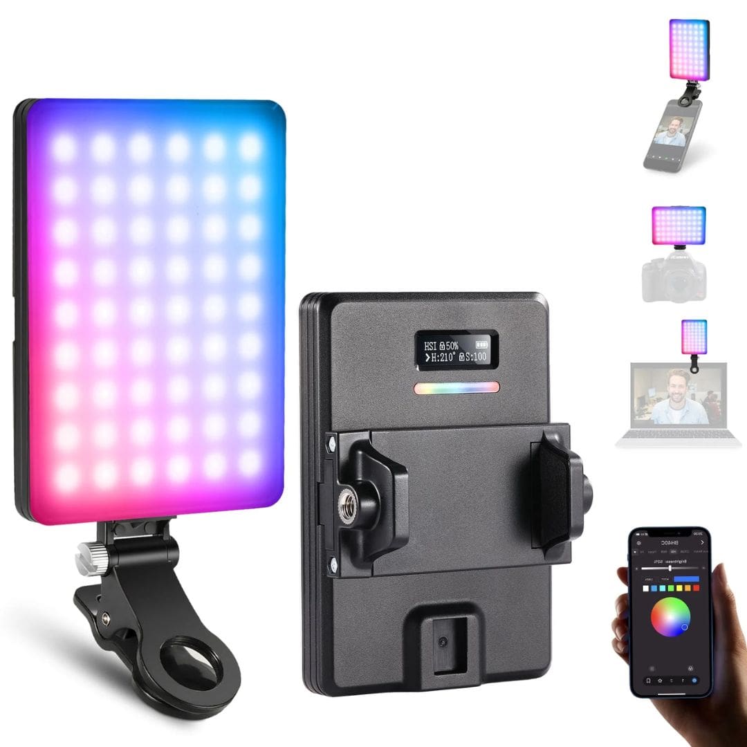 Neewer VL67C Phone Selfie Light with App Control