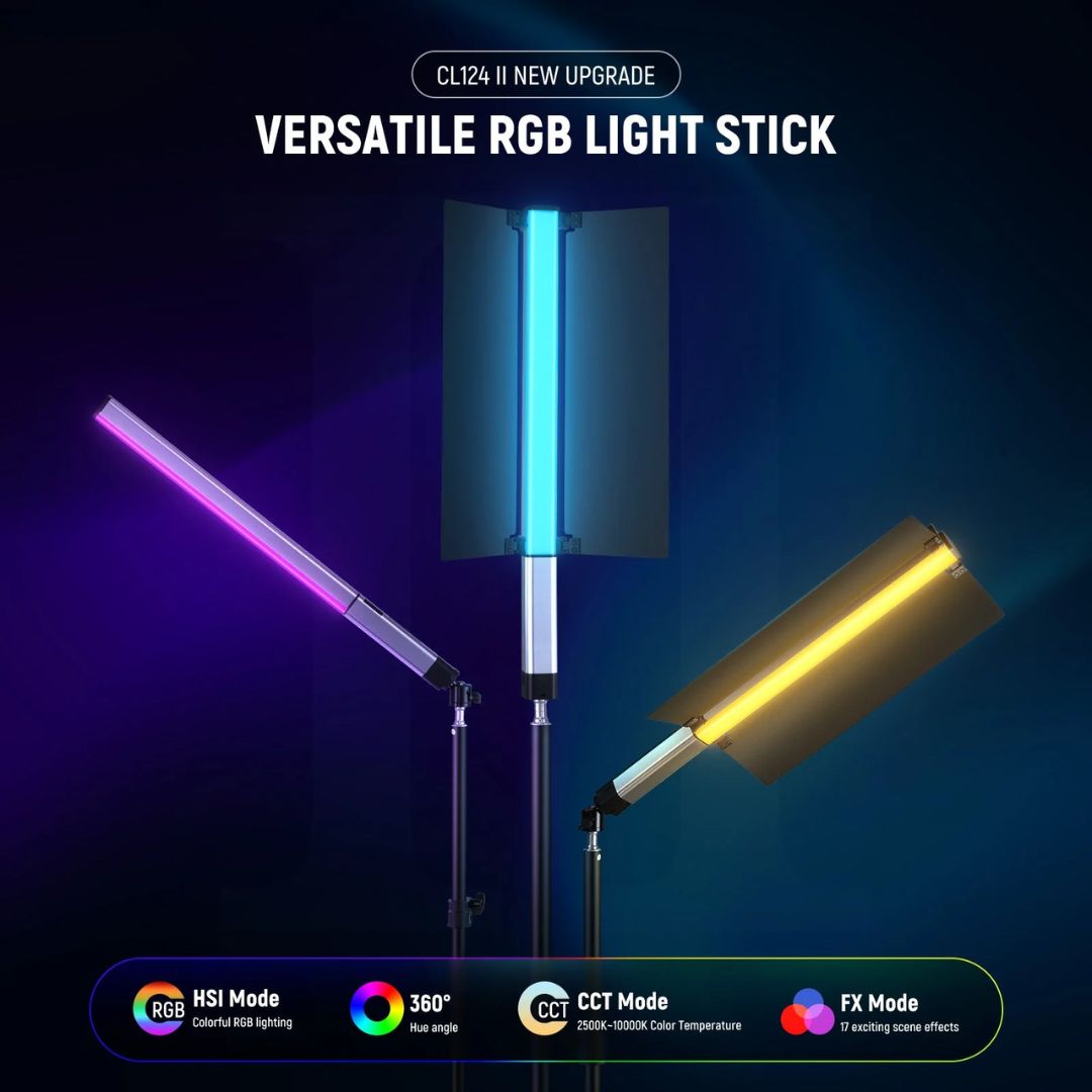 NEEWER CL124 RGB Handheld LED Light Stick Wand