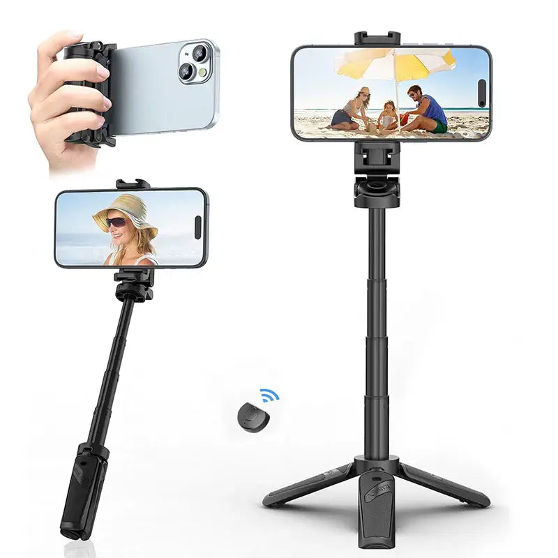 Ulanzi JJ02 Extendable Grip Phone Tripod with Remote (Black)