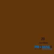 Promage COCO BROWN PM-PB20 Seamless Background Paper 2.72m x 10m