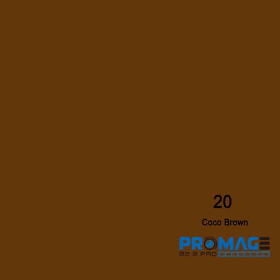 Promage COCO BROWN PM-PB20 Seamless Background Paper 2.72m x 10m