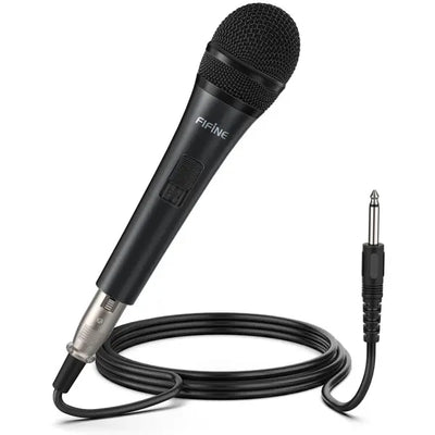 FIFINE K6 Dynamic Handheld Microphone Plug &amp; Play on Speaker for Karaoke, Presentation