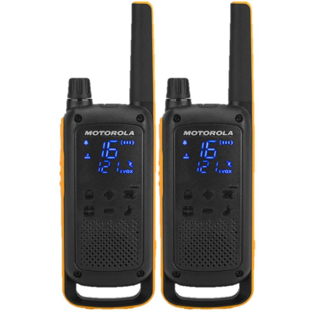 Motorola Talkabout T82 Walkie Talkies Extreme Twin Pack With Batteries and UK Charger