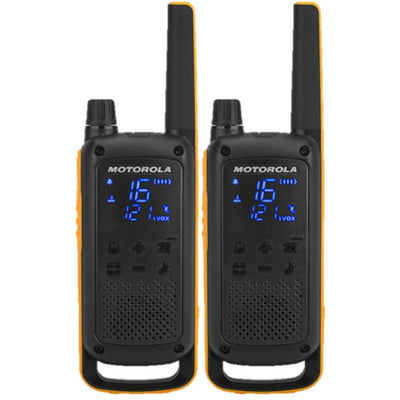 Motorola Talkabout T82 Walkie Talkies Extreme Twin Pack With Batteries and UK Charger