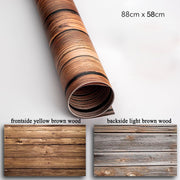 PROMAGE DOUBLE-SIDED PAPER BG YELLOW BROWN/ LIGHT BROWN WOOD PM-DB22