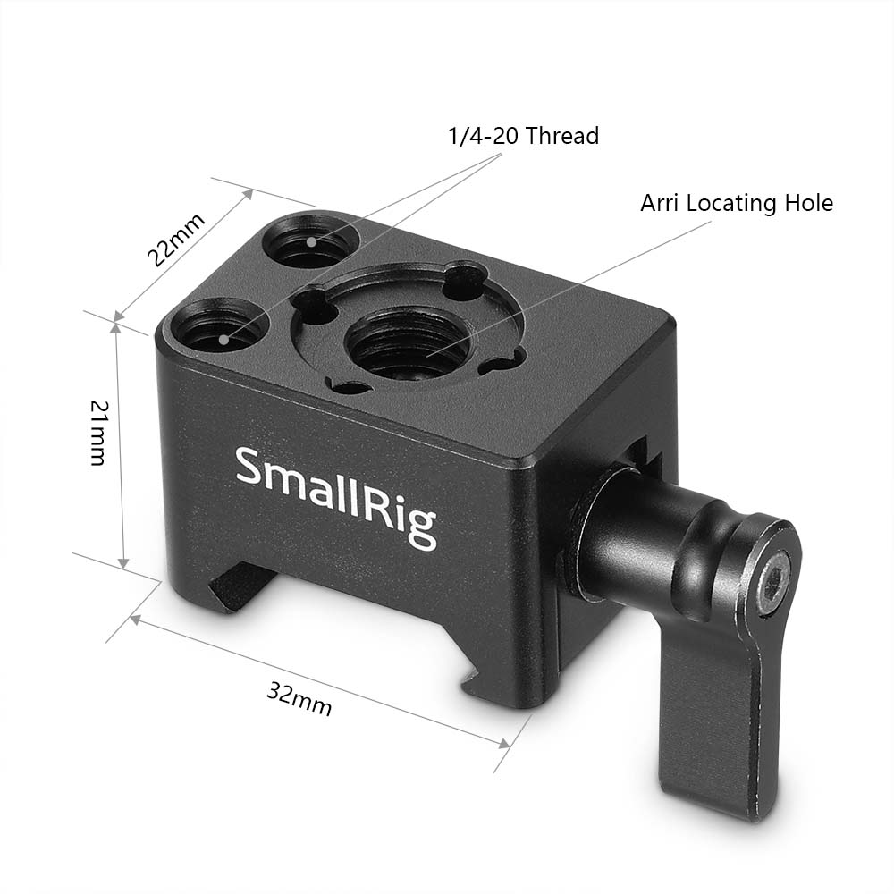 Smallrig Nato Clamp Mount With Arri 3/8"Hole 2207