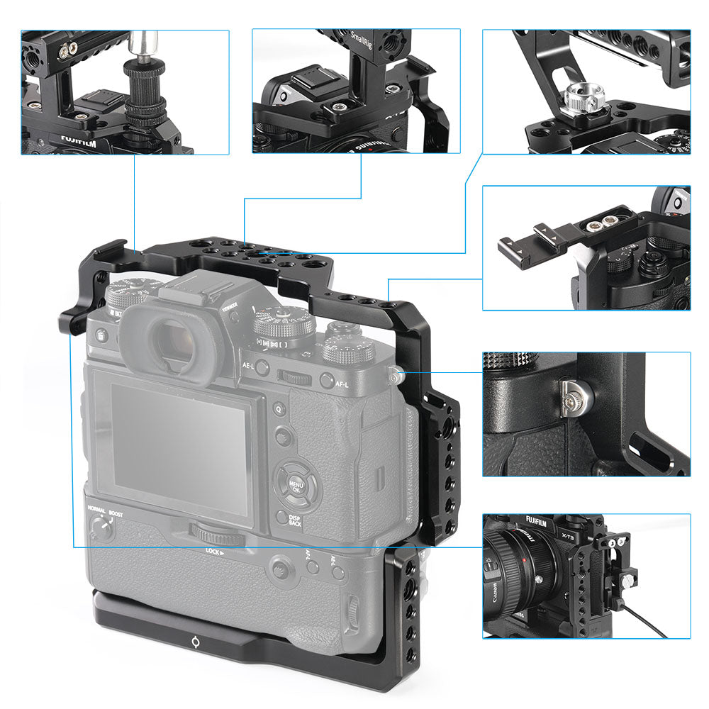 SmallRig Cage for Fujifilm X-T3 Camera with Battery Grip 2229