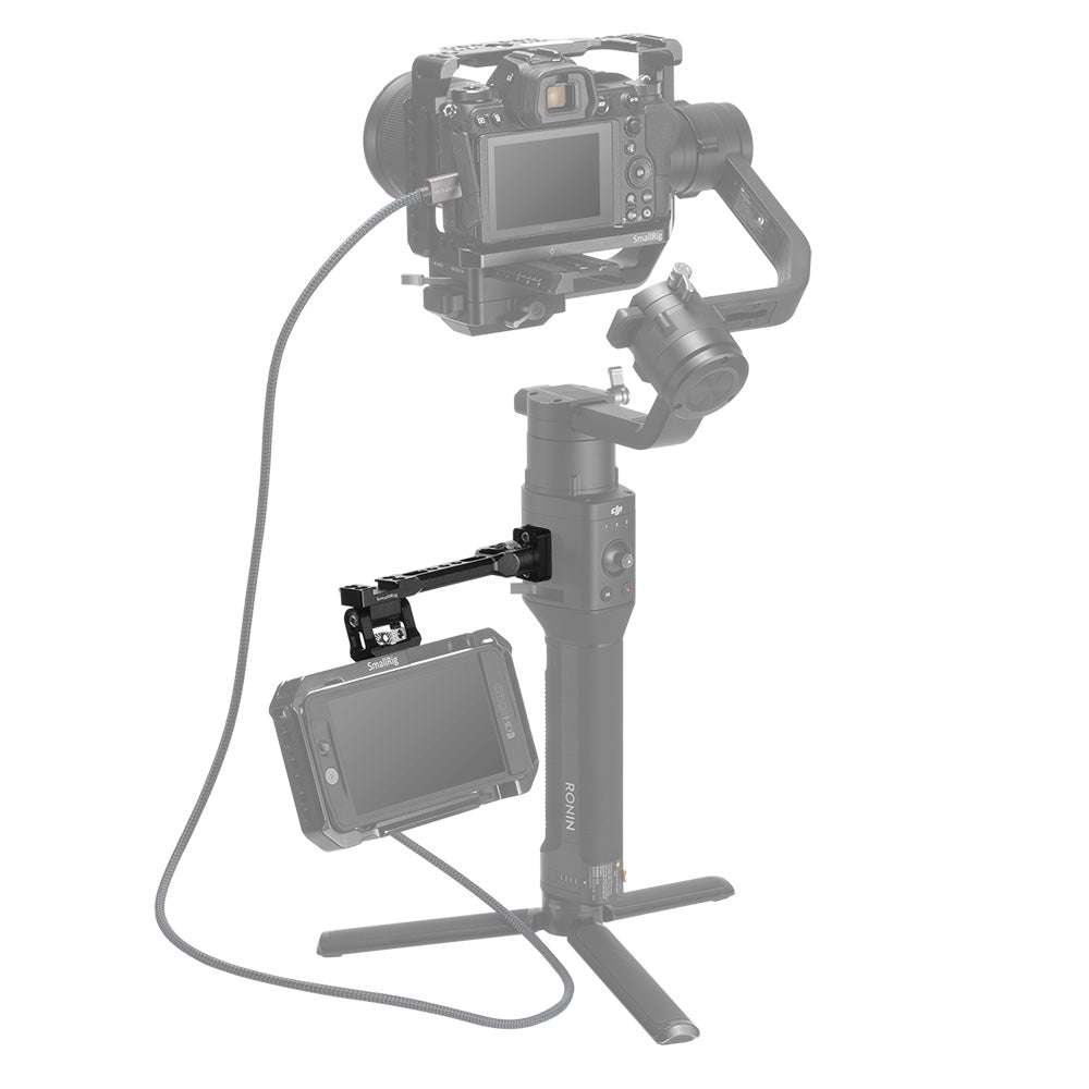 SmallRig Adjustable Monitor Mount for DJI Ronin-S/Ronin-SC/Zhiyun Crane 3/ Weebill Lab BSE2386