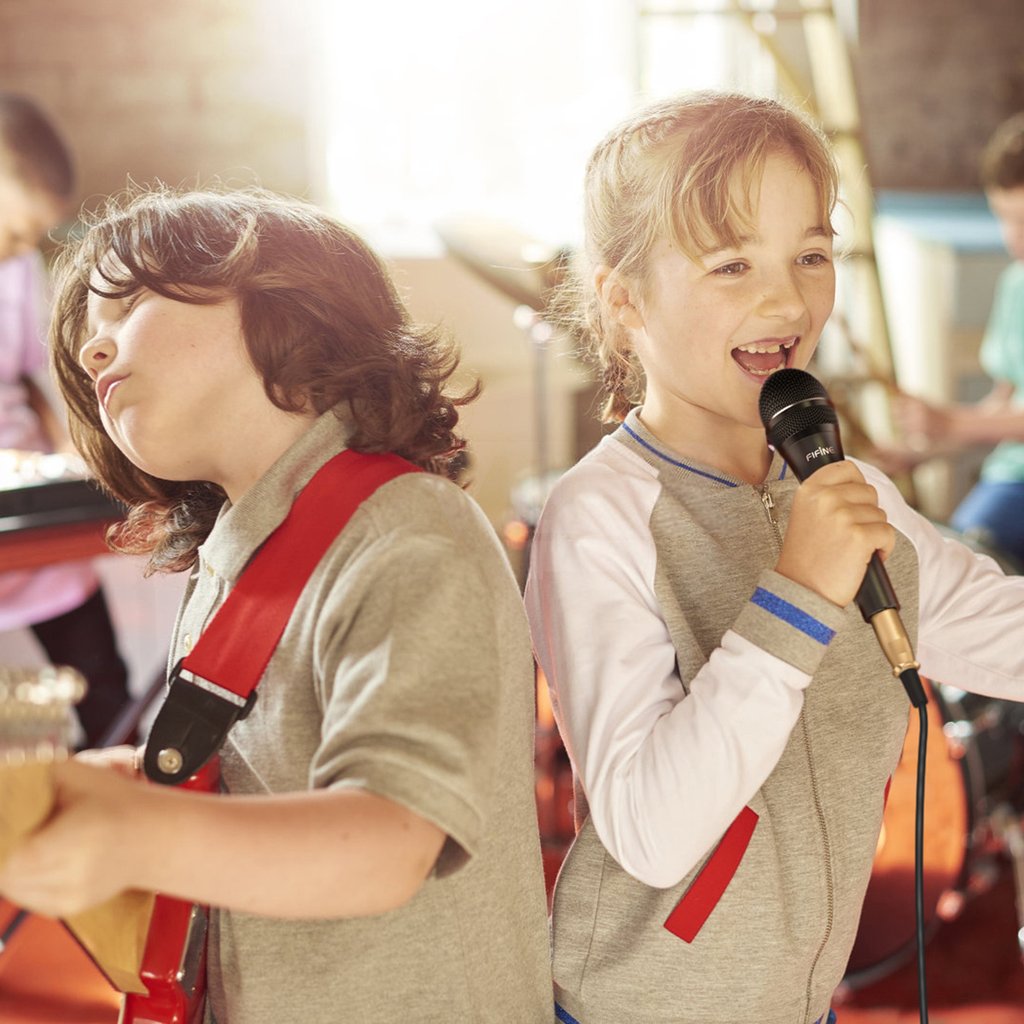 FIFINE K6 Dynamic Handheld Microphone Plug &amp; Play on Speaker for Karaoke, Presentation