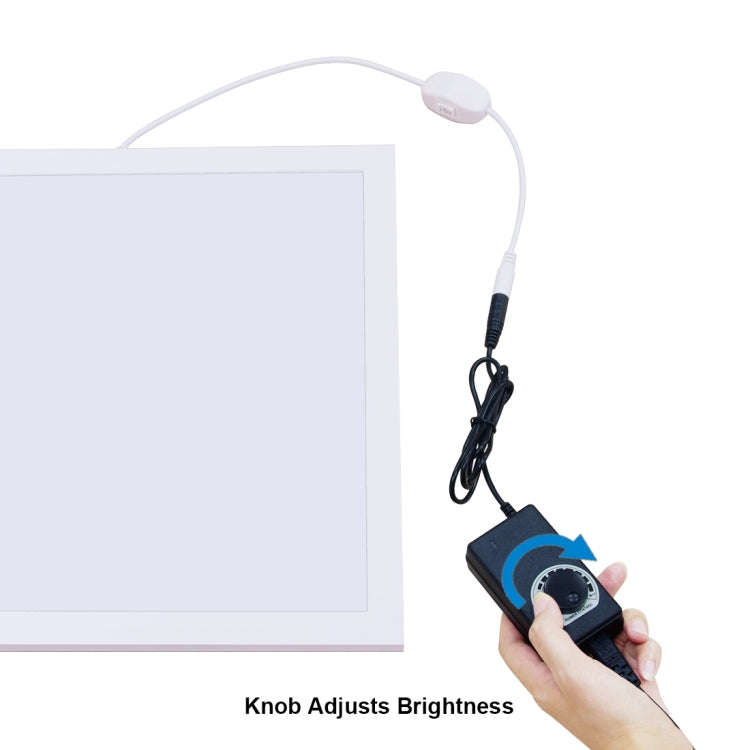 PULUZ 1200LM LED Photography Shadowless Light Lamp Panel Pad with Switch, Acrylic Material, No Polar Dimming Light, 34.7cm x 34.7cm Effective Area