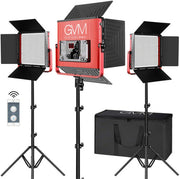 GVM 520LS-R Bi-Color LED 3-Panel Kit (Red)