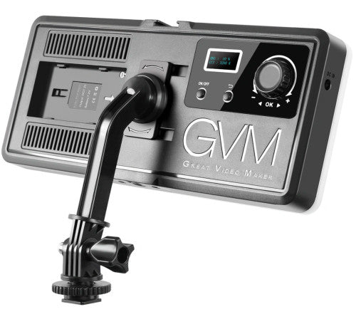 GVM S20W On-Camera LED Video Light with Bluetooth APP Control