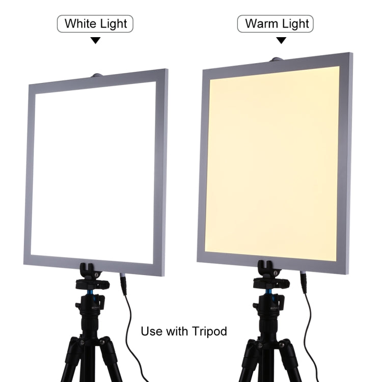 PULUZ 1200LM LED Photography Shadowless Light Lamp Panel Pad with Switch, Acrylic Material, No Polar Dimming Light, 34.7cm x 34.7cm Effective Area