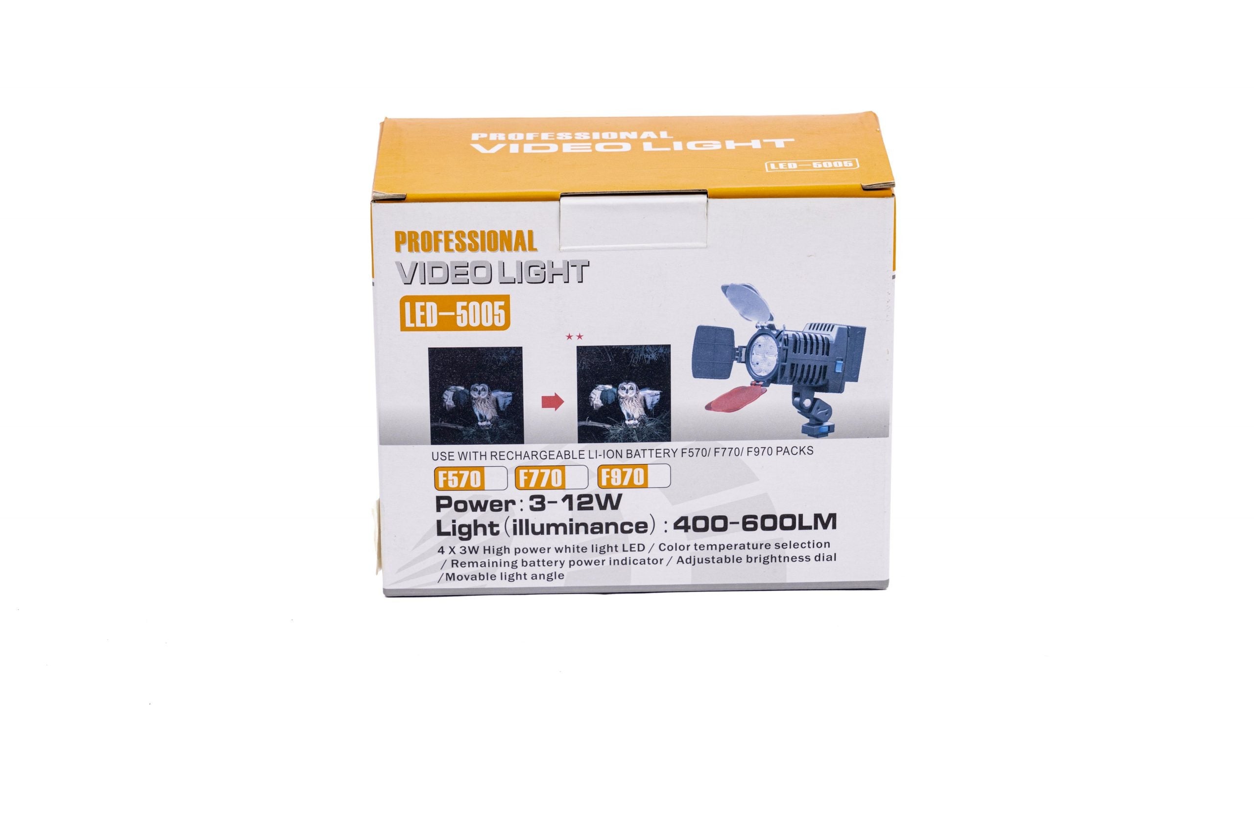 PROMAGE PROFESSIONAL VIDEO LIGHT -5005PROMAGE PROFESSIONAL VIDEO LIGHT VL-015/LED5080all