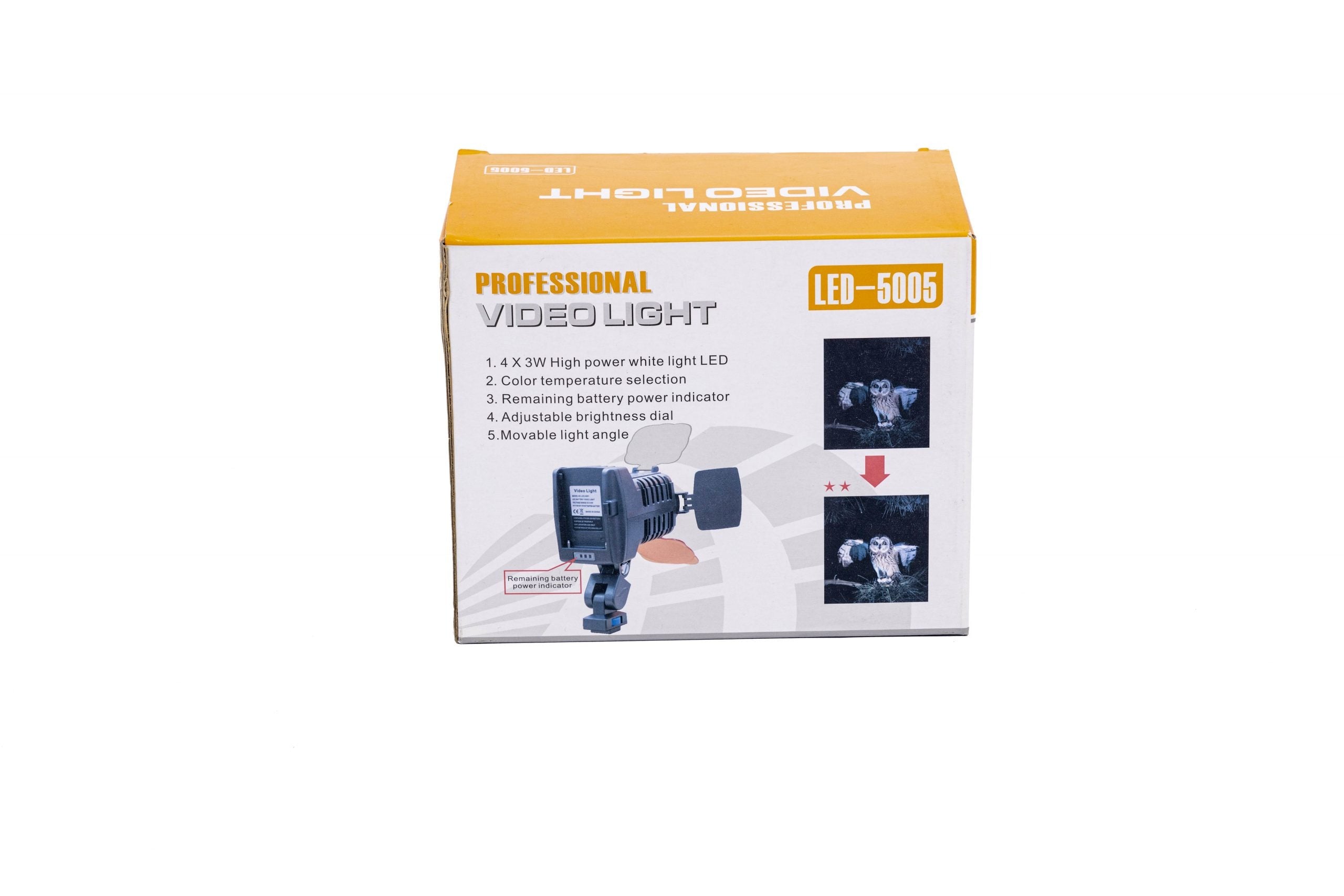 PROMAGE PROFESSIONAL VIDEO LIGHT -5005PROMAGE PROFESSIONAL VIDEO LIGHT VL-015/LED5080all