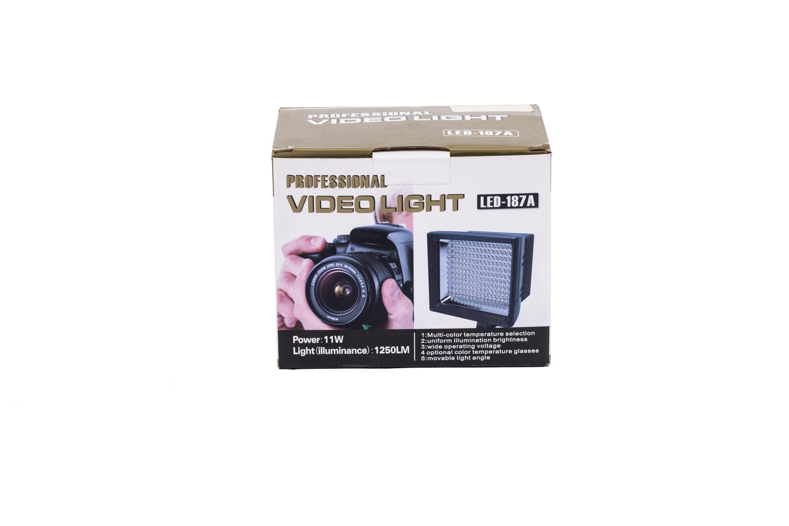 PROMAGE PROFESSIONAL VIDEO LIGHT LED187A