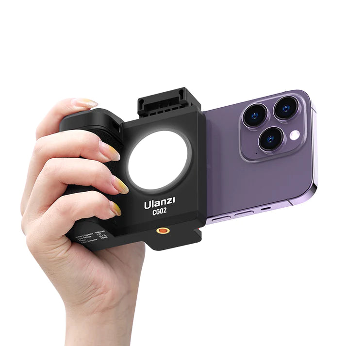 Ulanzi CG-02 Smartphone Camera Grip Bluetooth with Fill Light