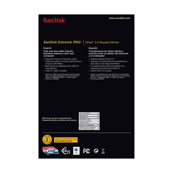 SanDisk Extreme PRO CFast 2.0 Reader