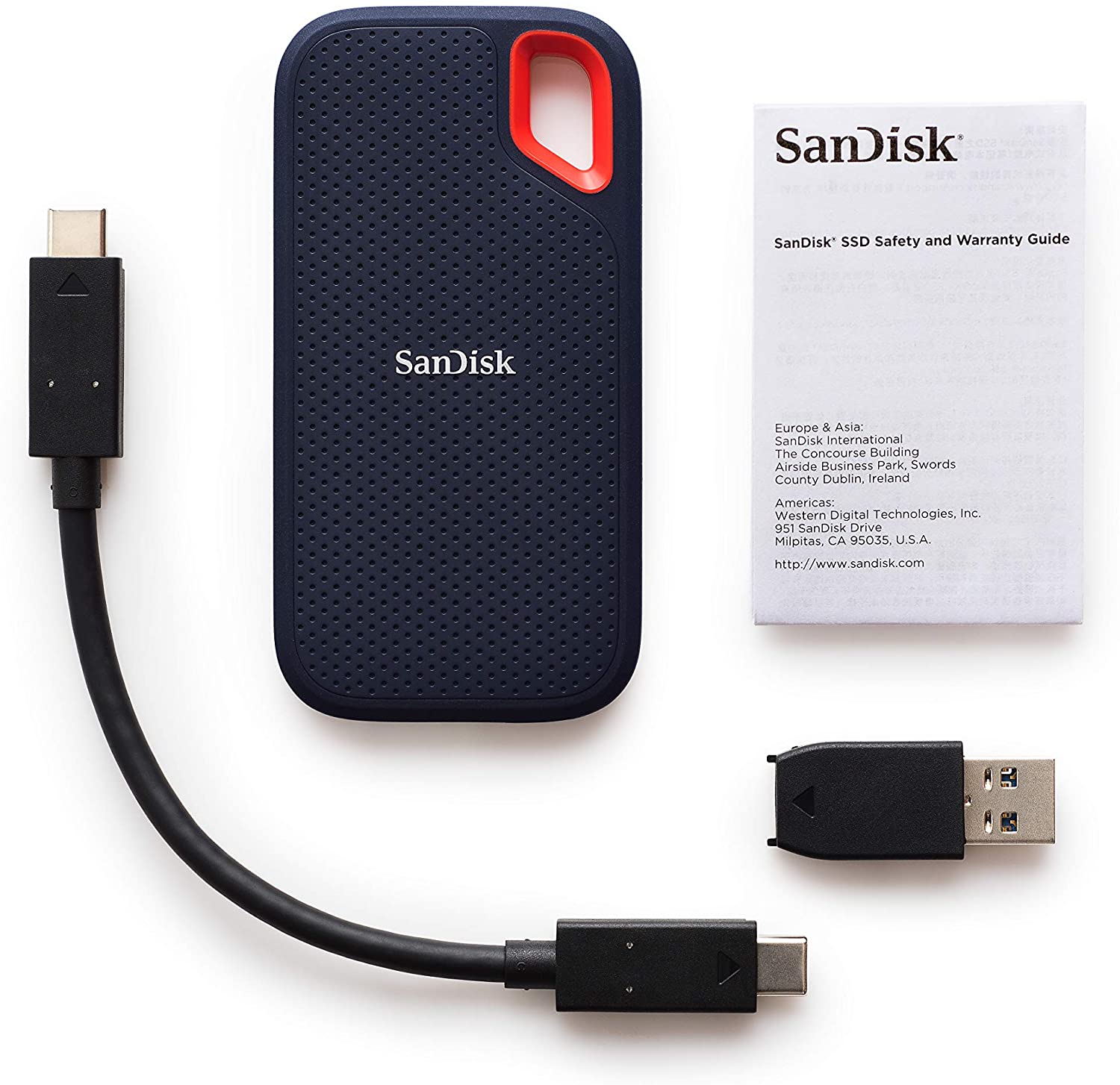 SanDisk 500GB Extreme Portable USB 3.1 Type-C External SSD