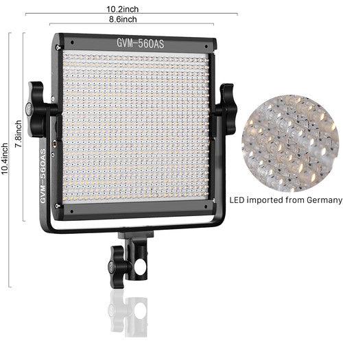 GVM 560AS Bi-Color LED 3-Panel Kit