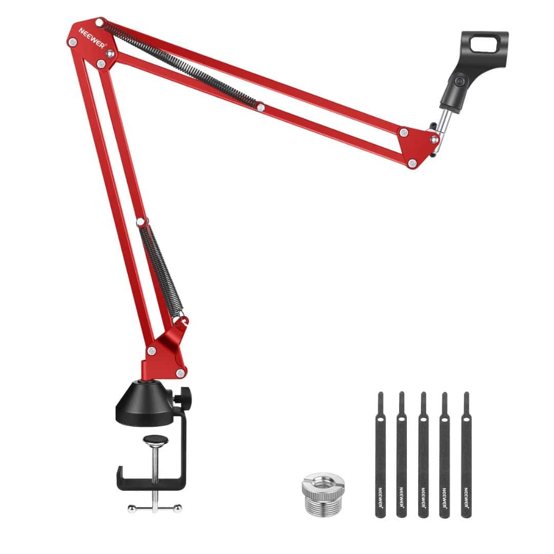 NEEWER NW-35 Suspension Boom Scissor Mic Arm Stand Black