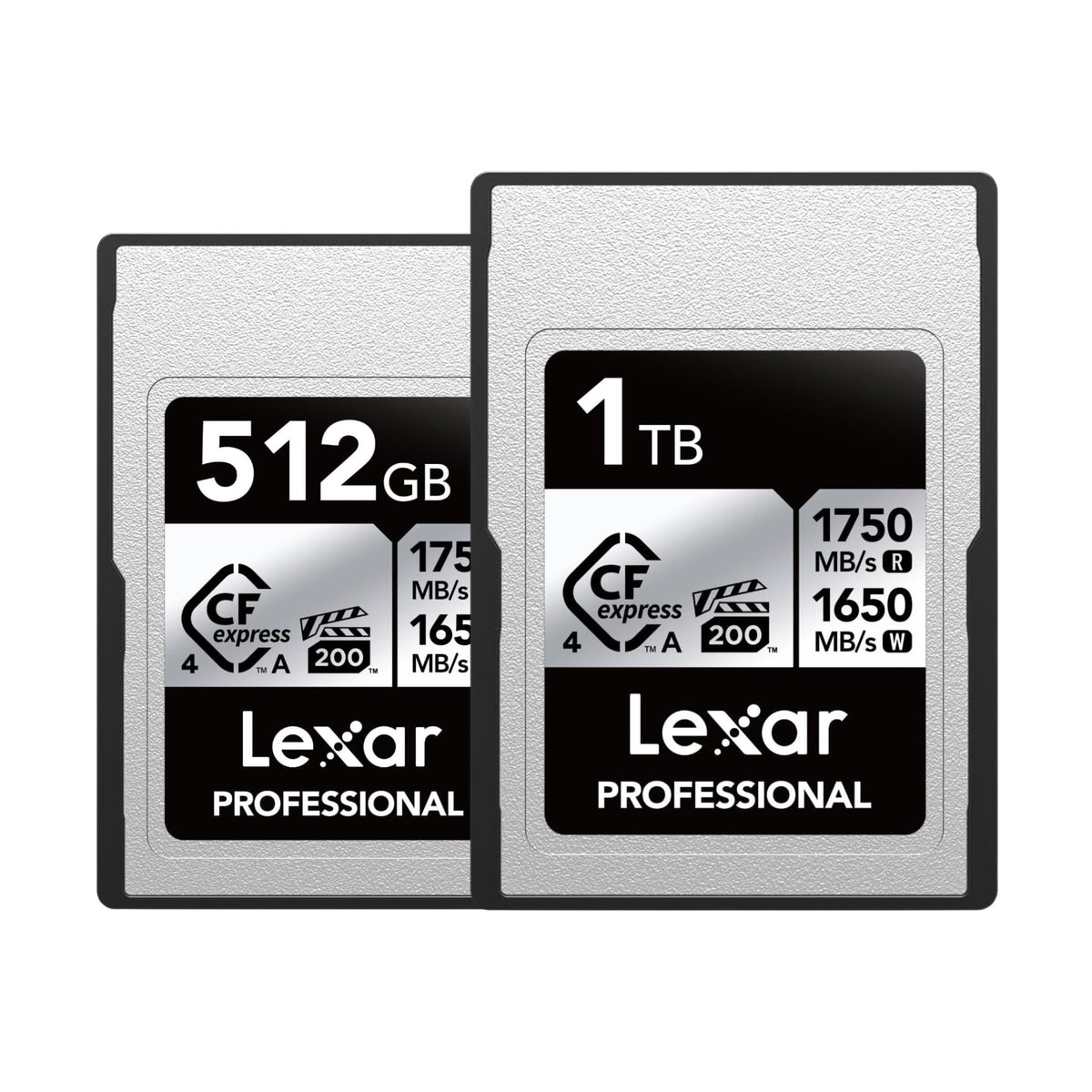 Lexar 1TB/512GB/256GB Professional CFexpress Type A Card SILVER Series