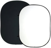 Fancier Collapsible Solid Backdrop 150*200Cm/59*79 Re2010 Blk/Wht