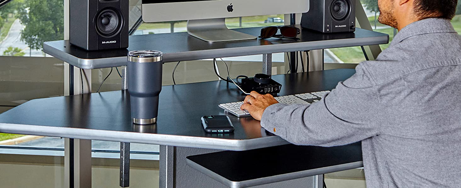 M-Audio BX3 - 120-Watt Powered Desktop Computer Speakers / Studio Monitors for Gaming, Music Production, Live Streaming and Podcasting (Pair)