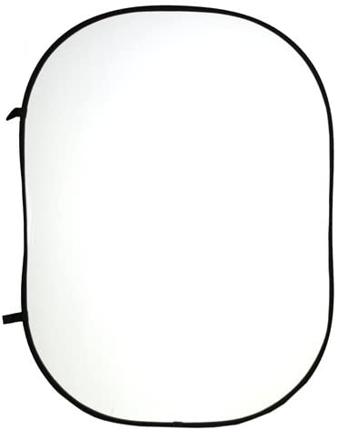 Fancier Collapsible Solid Backdrop 150*200Cm/59*79 Re2010 Blk/Wht